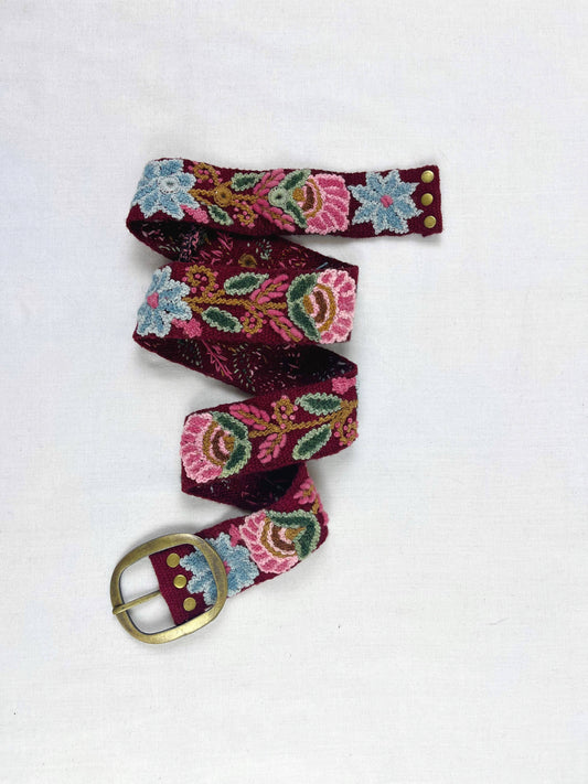 Anabel Wide Embroidered Belt