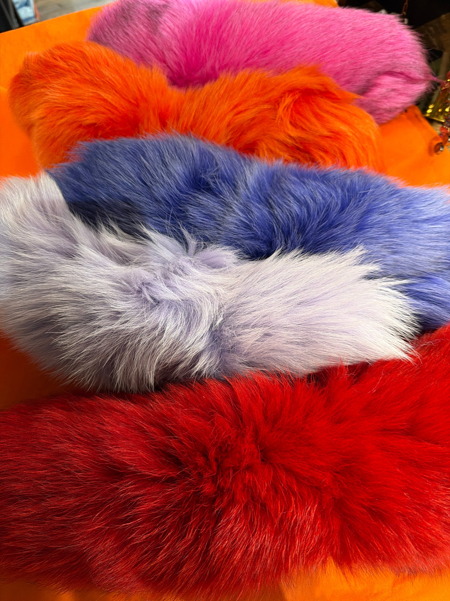 Fox Tail Bag Charms
