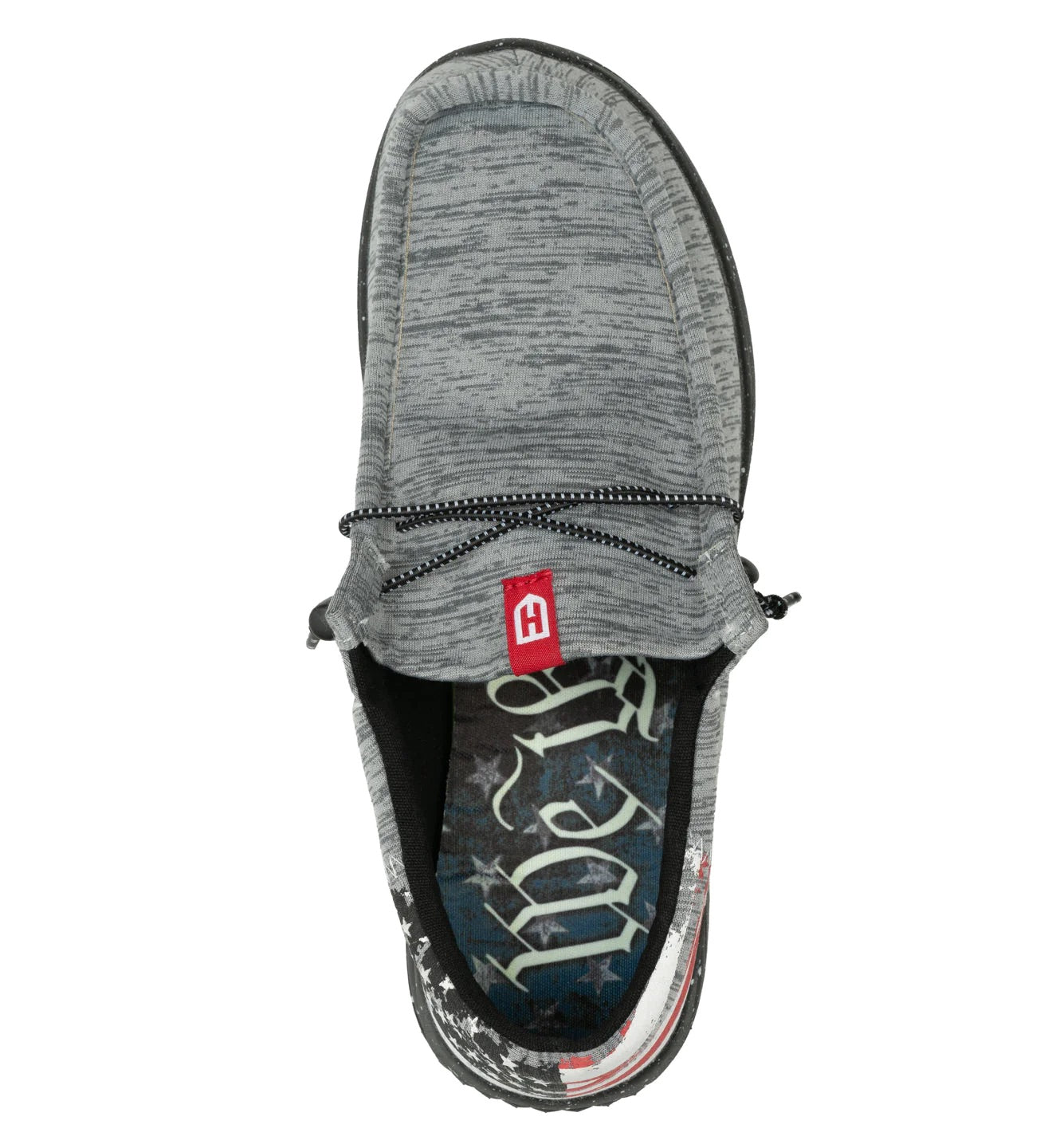 Howitzer Grey American Flag Slip-on Shoes