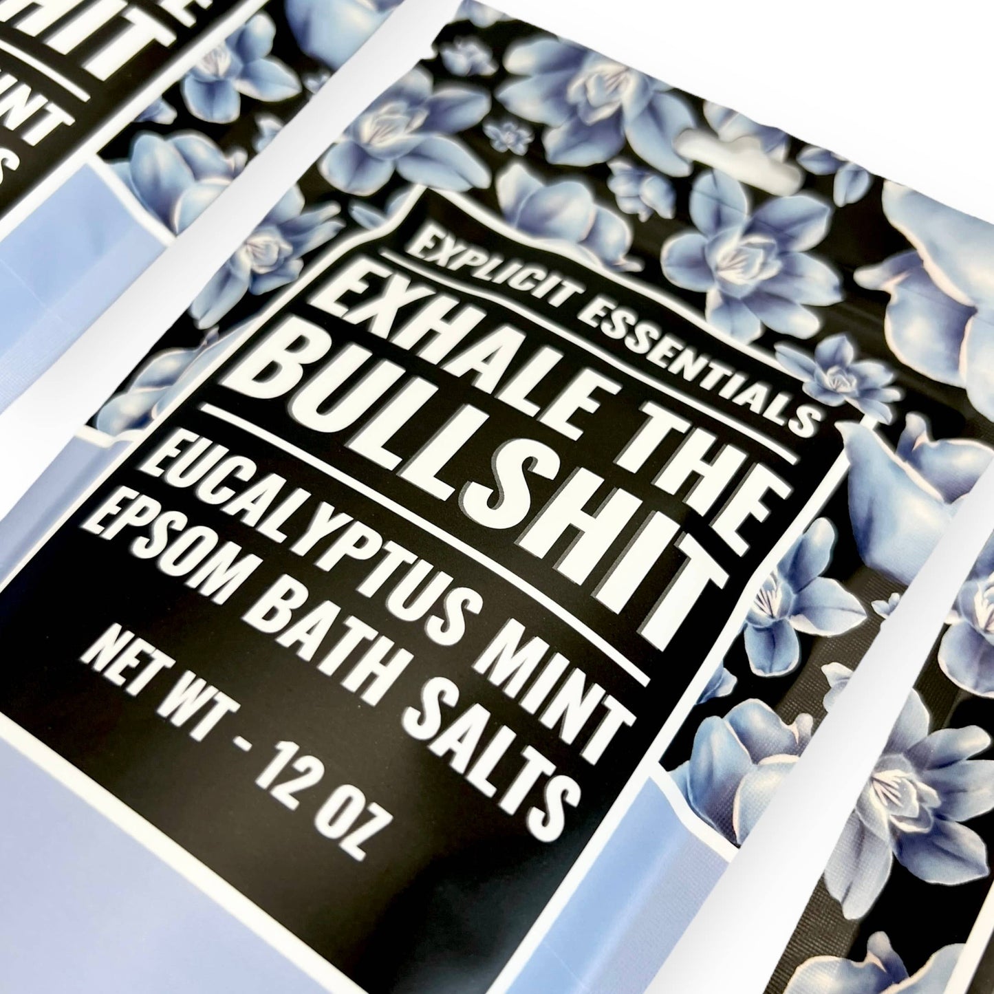 Exhale The Bullsh*t Epsom Bath Salts 12oz Bag