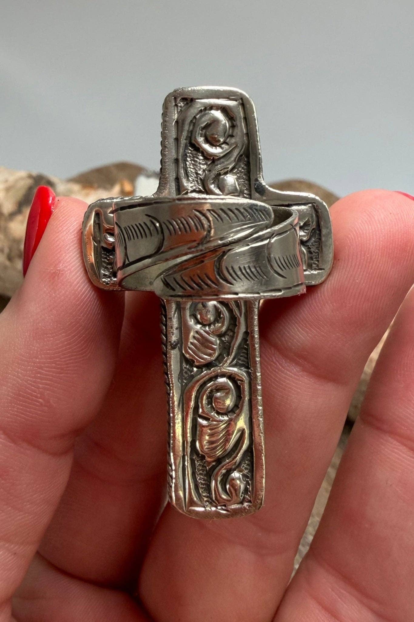 Plain Cross Ring