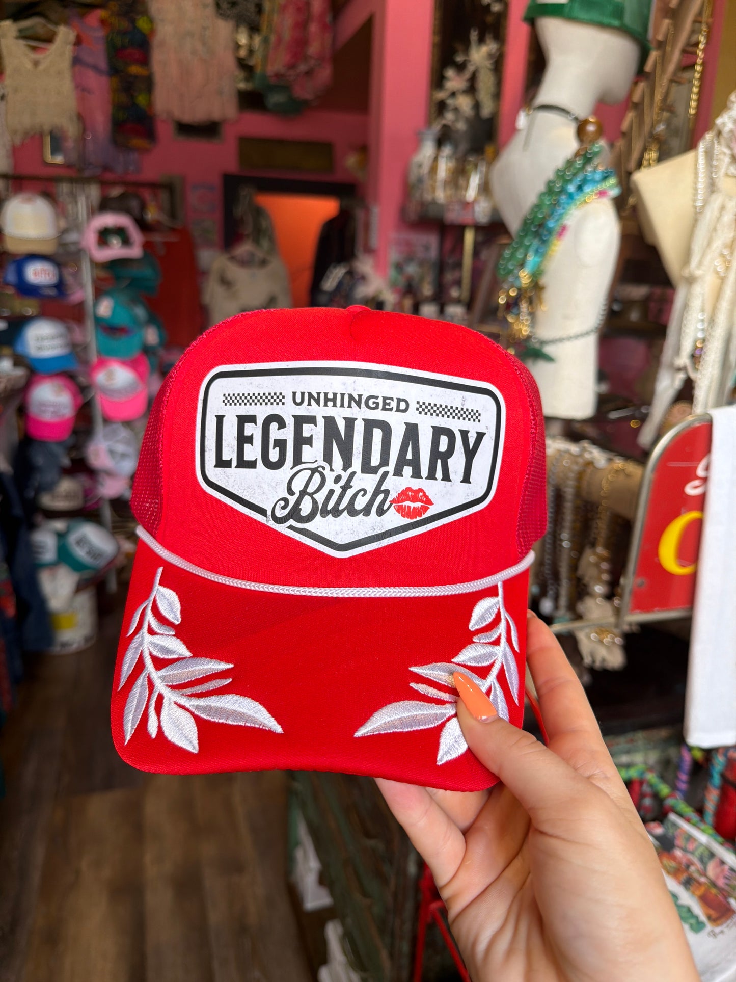 Unhinged Legendary B***h Trucker Hat