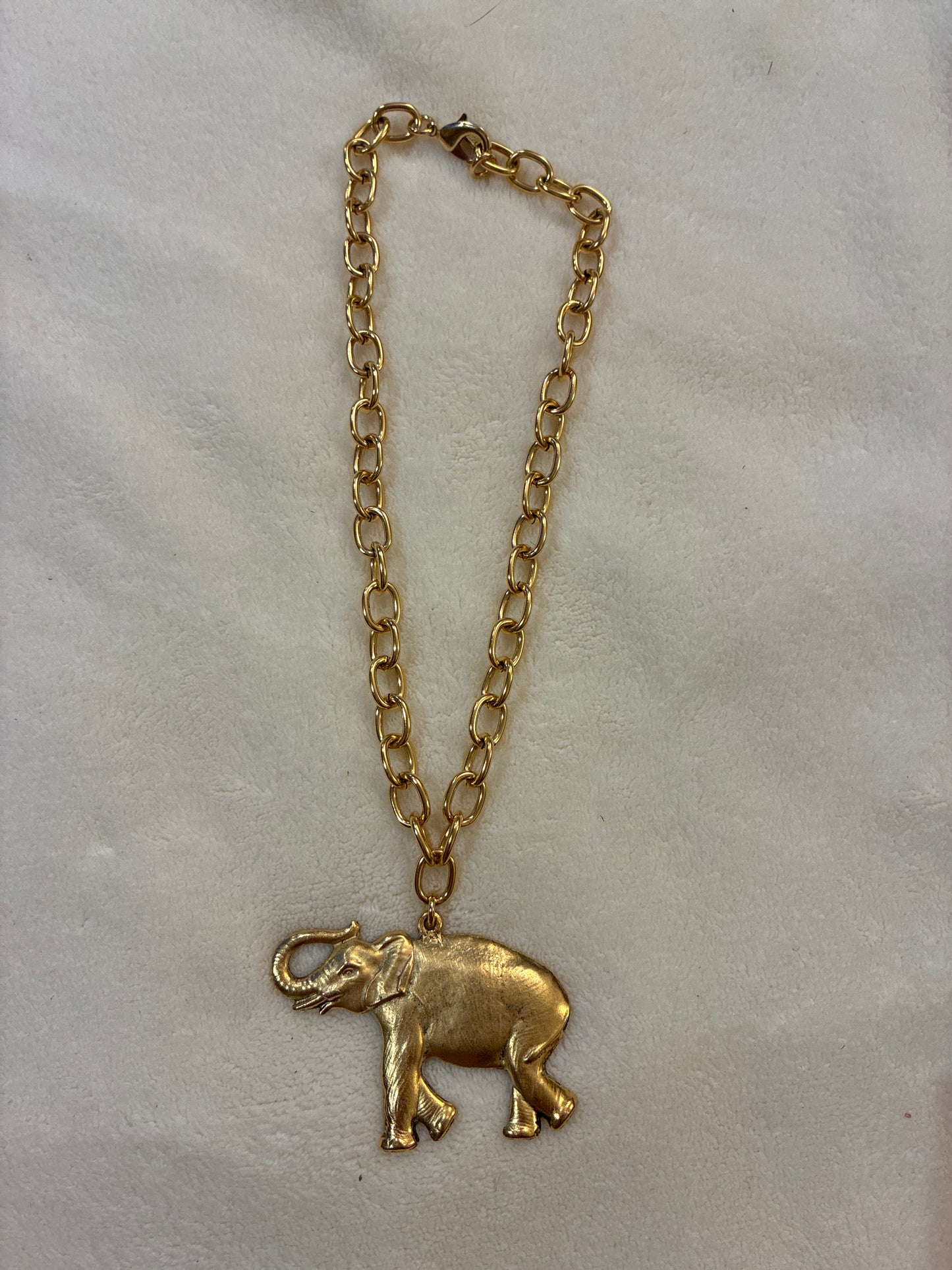 Elephant Gold Chain Necklace