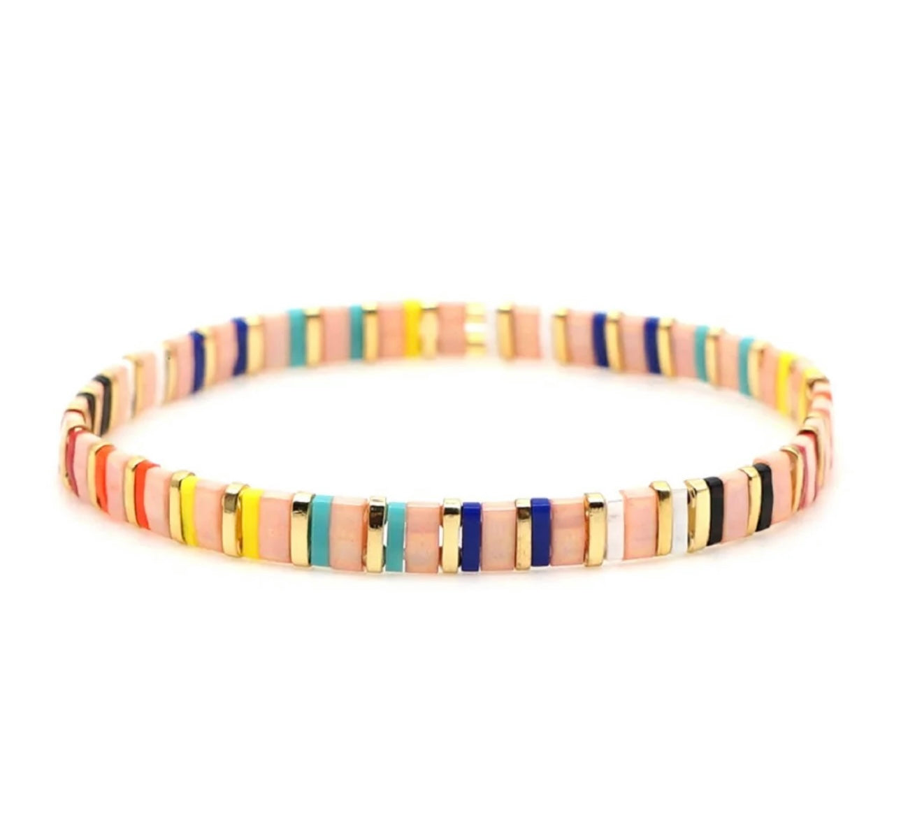 Gemstone Rainbow Bracelet