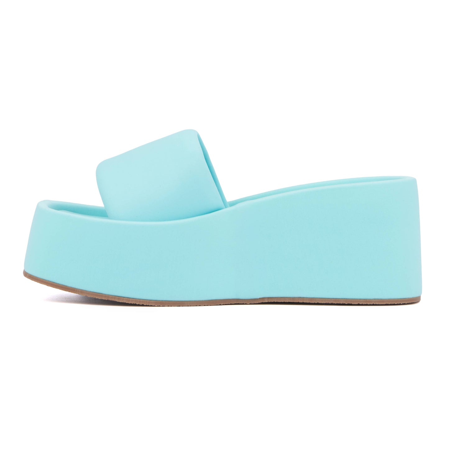 Bright Blue Uproar Wedge Sandal