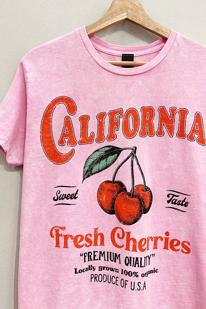 California Cherries Boxy Baby Tee
