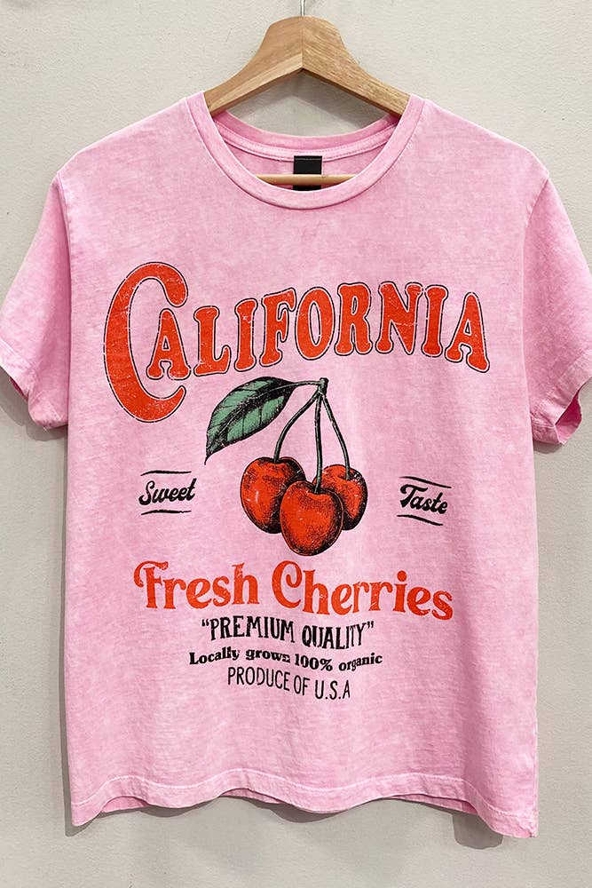 California Cherries Boxy Baby Tee