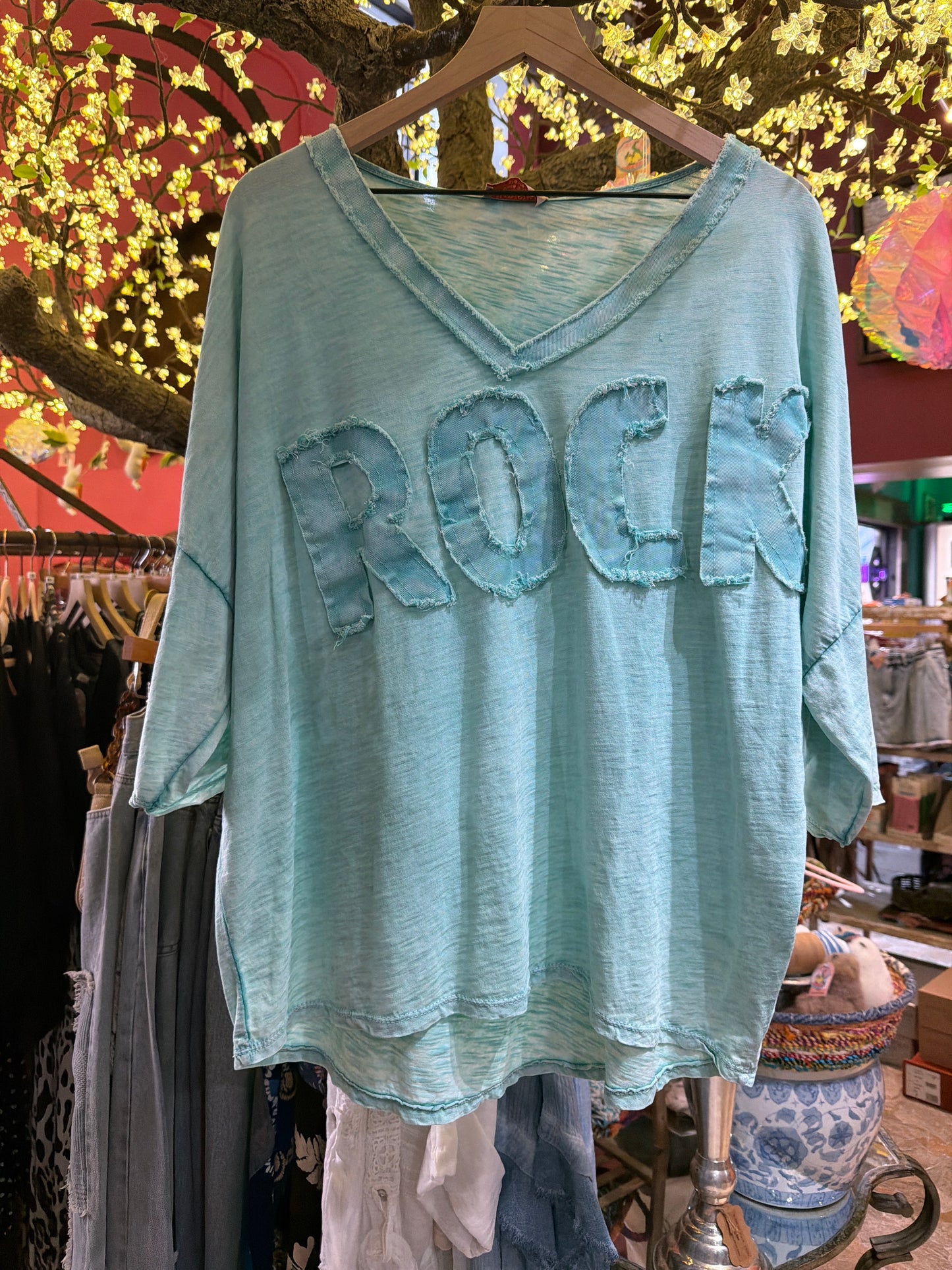 Rock T-Shirt quarter sleeve