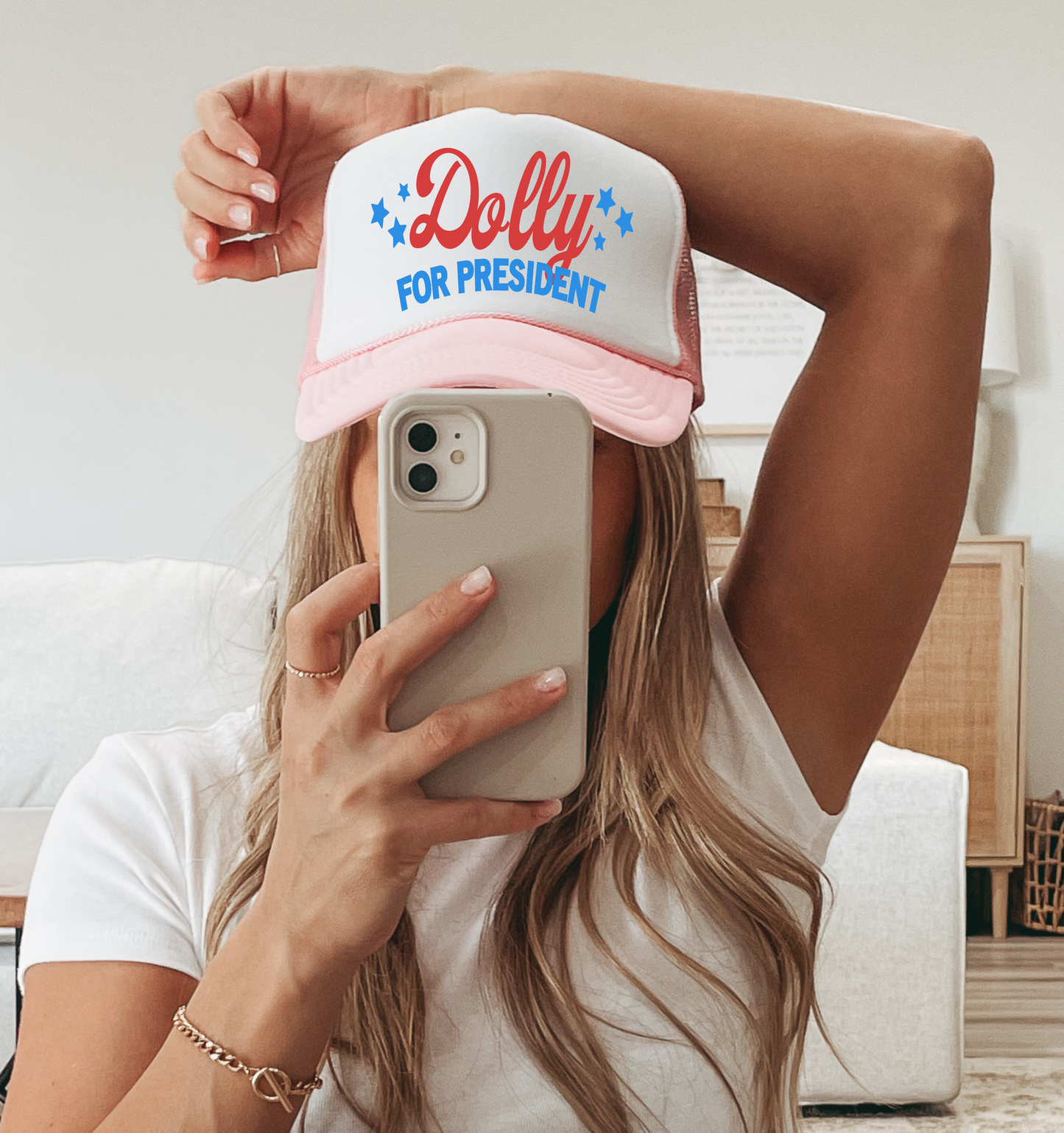 Dolly for President Trucker Hat