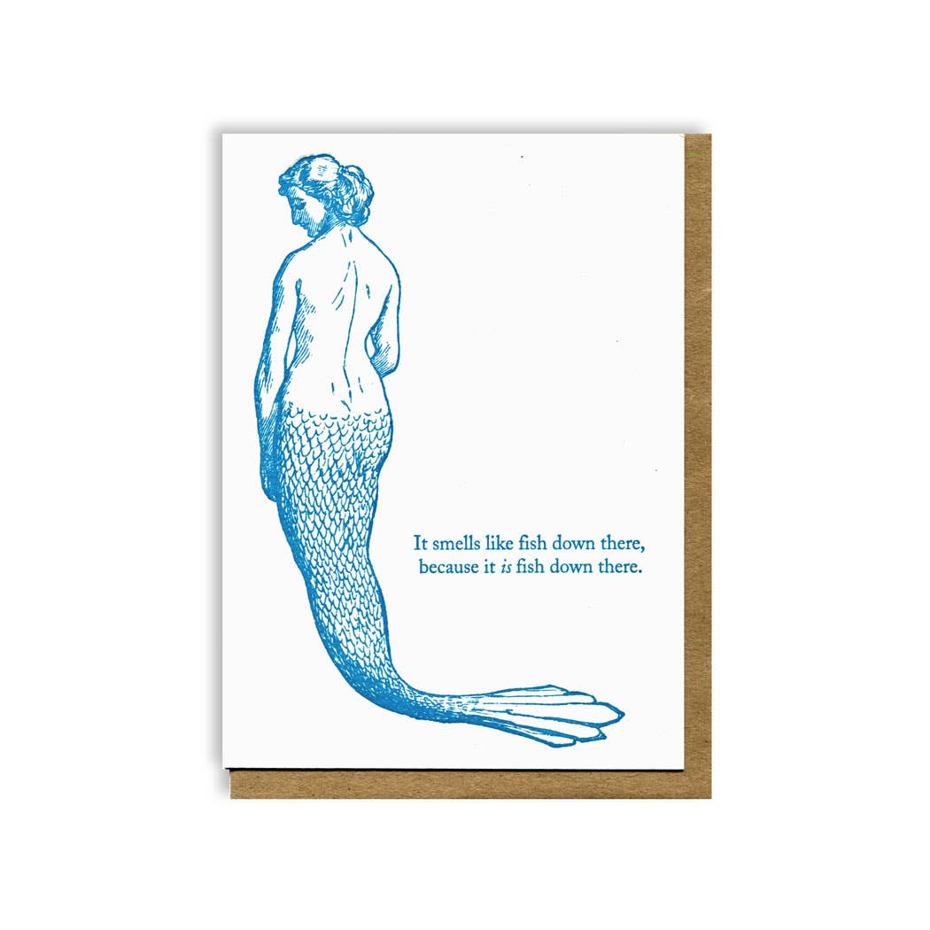 The Mermaid Greeting Card