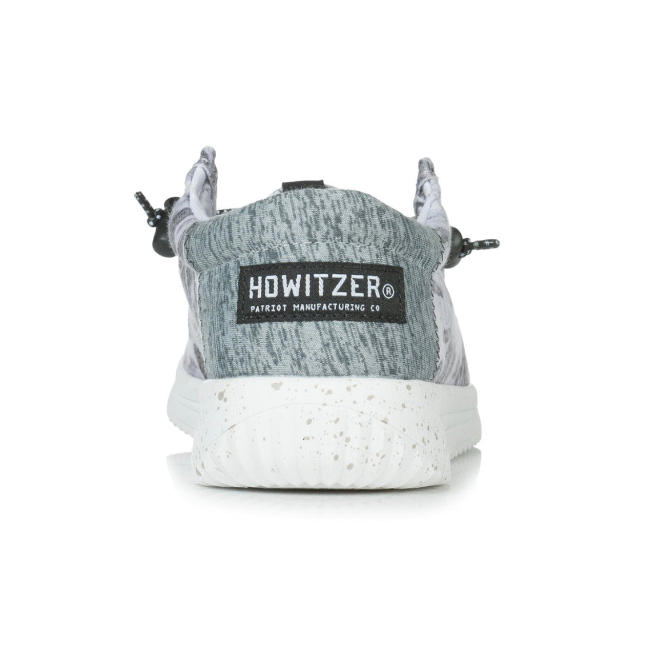 Howitzer Silver Mist White Slip-on Shoes