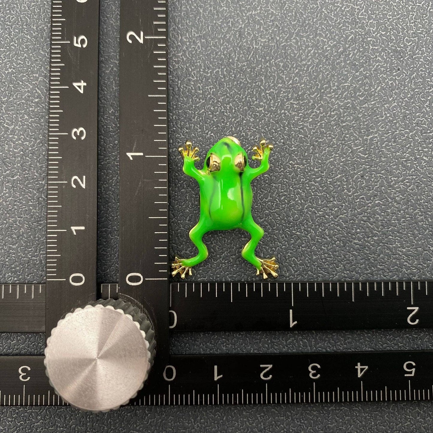 Enamel Tree Frog Post Earrings