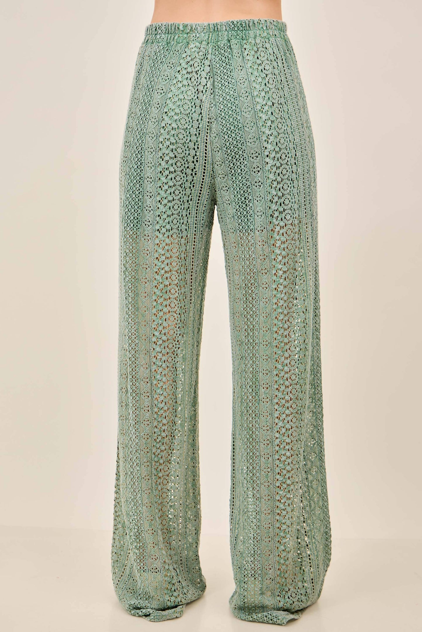 MineralWashed Boho Lace Cool Pants with Lined shorts