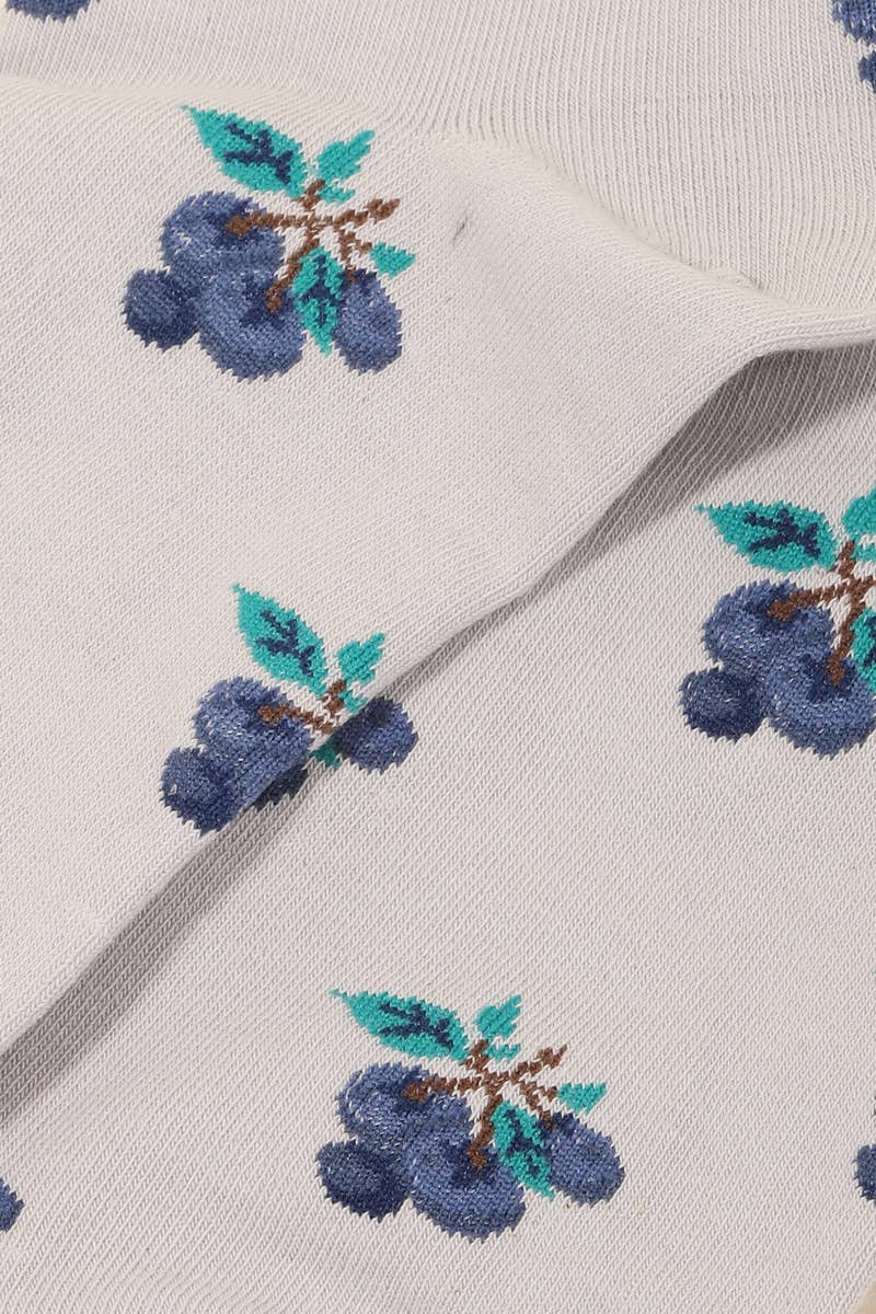 Blueberry Print Socks