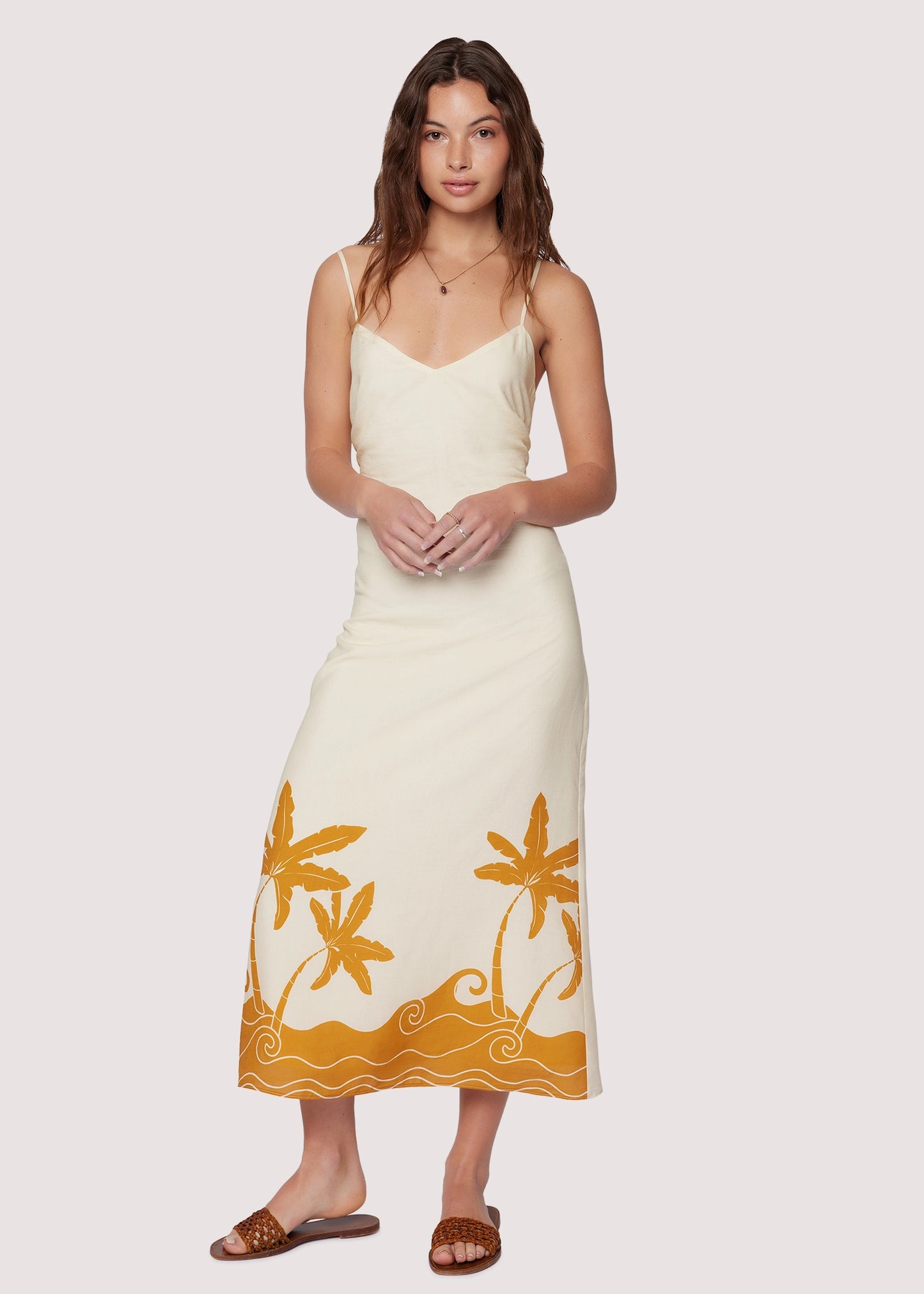 Selina Palm Tree Dress