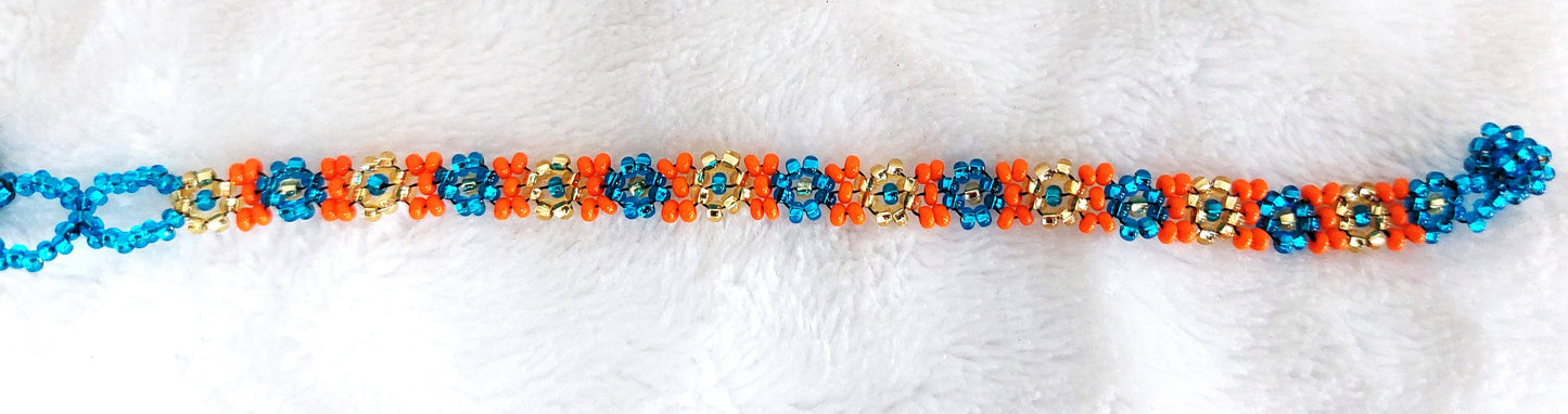Beaded Daisy Bracelet
