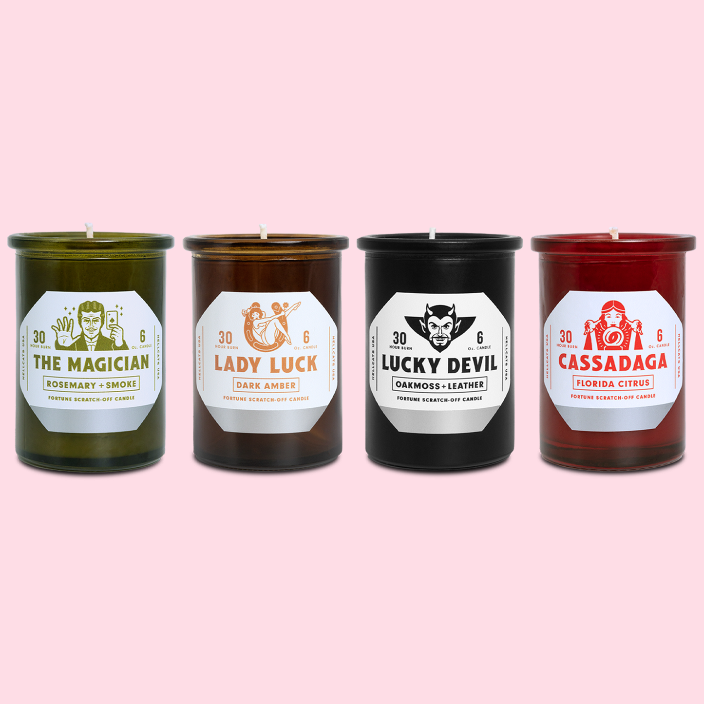 Fortune Scratch-Off Candle - Lucky Devil