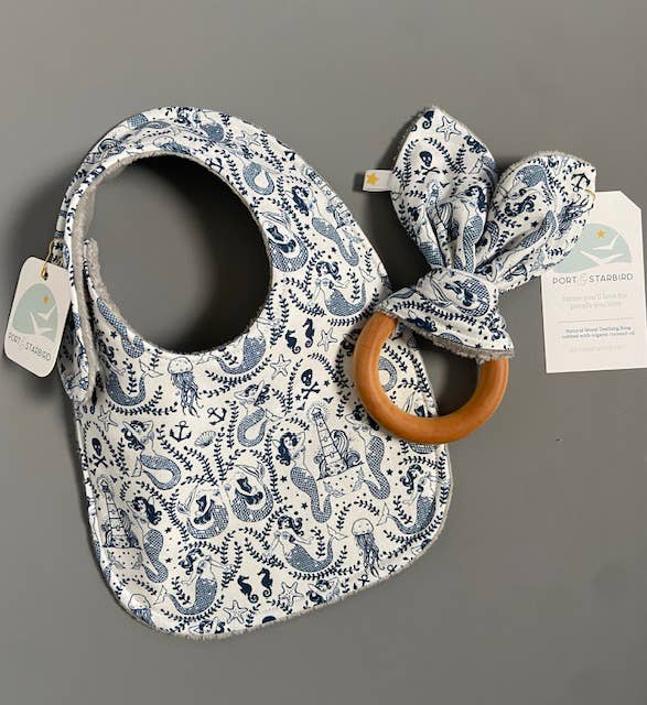 Under the Sea Mermaid bib