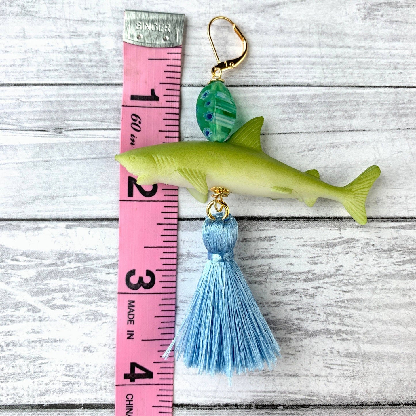 Coastal Waters Shark Earrings