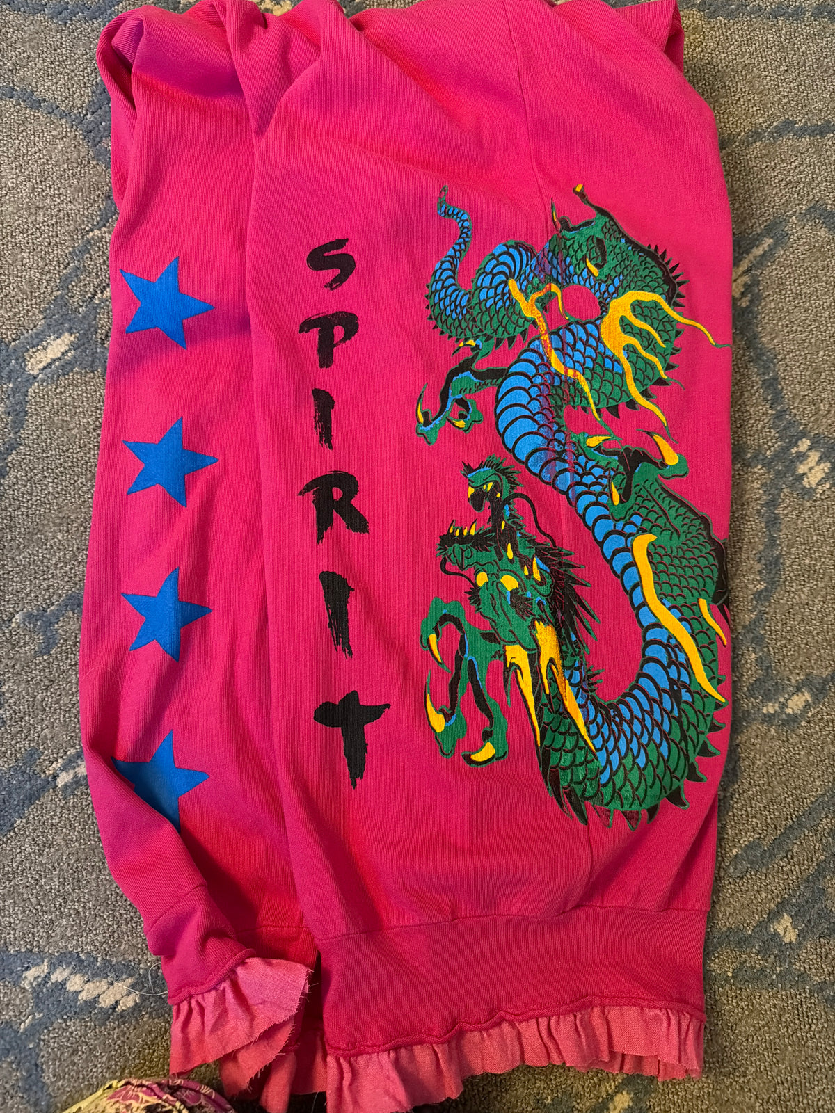 Pink Star Dragon Sweatpants