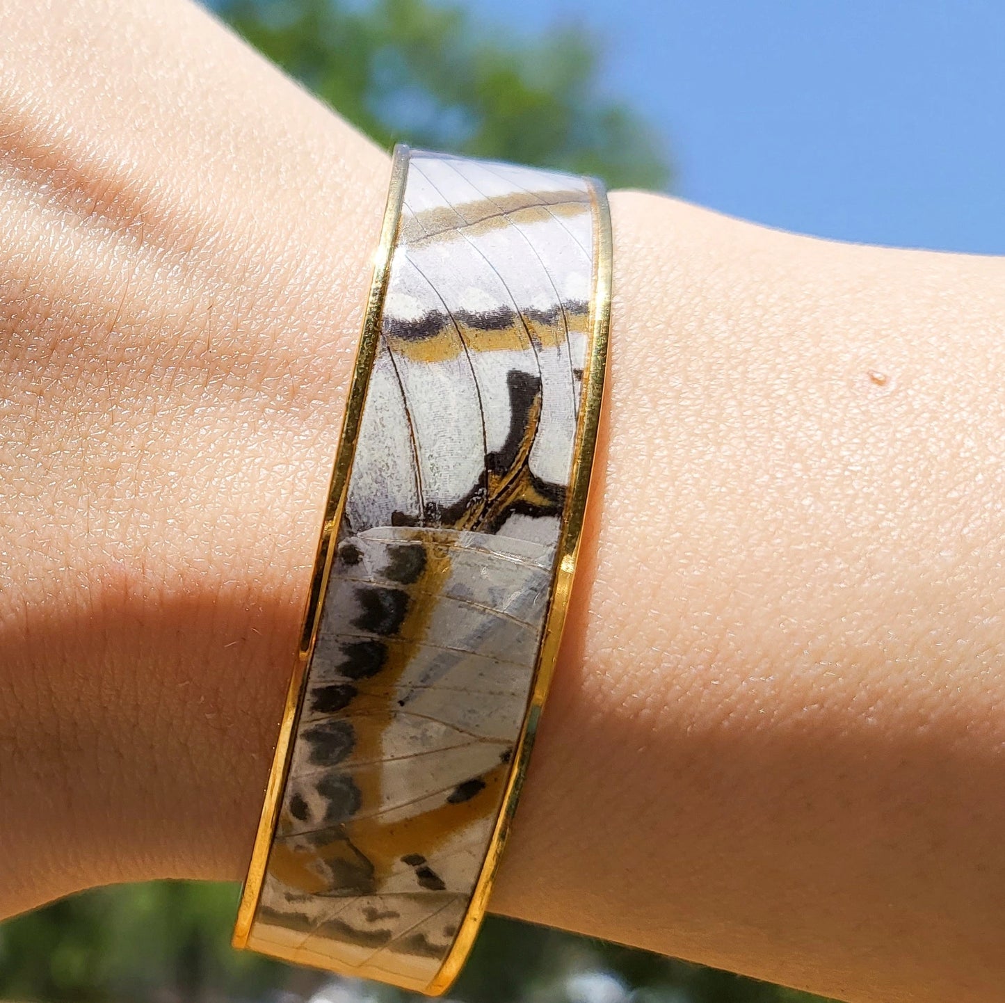 Lilac Butterfly Wing Cuff