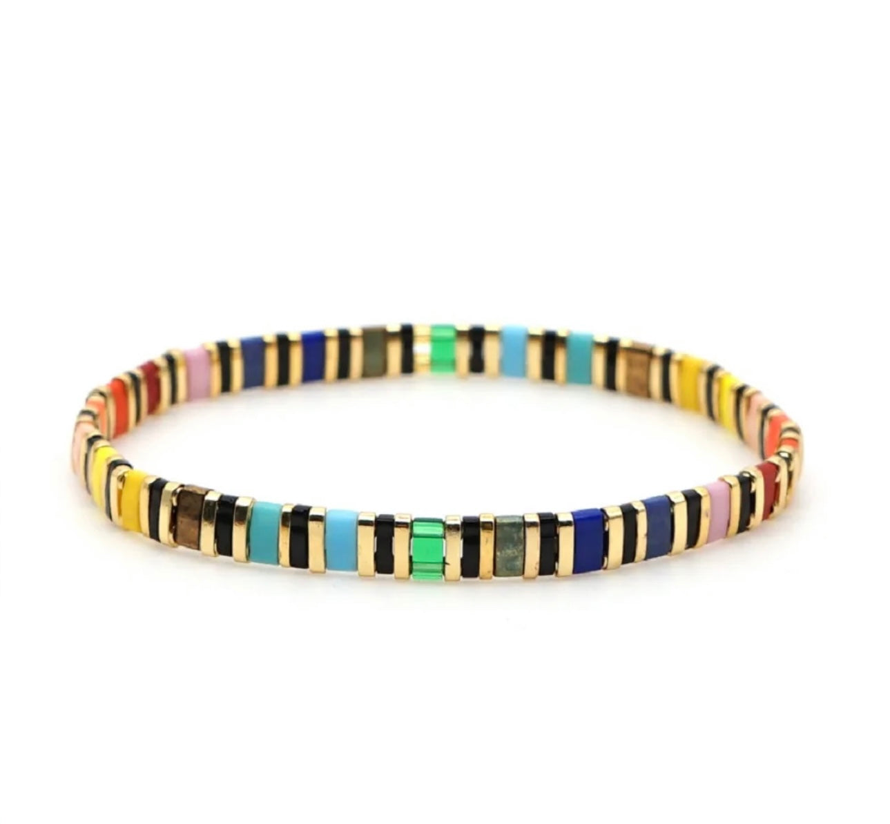 Gemstone Rainbow Bracelet