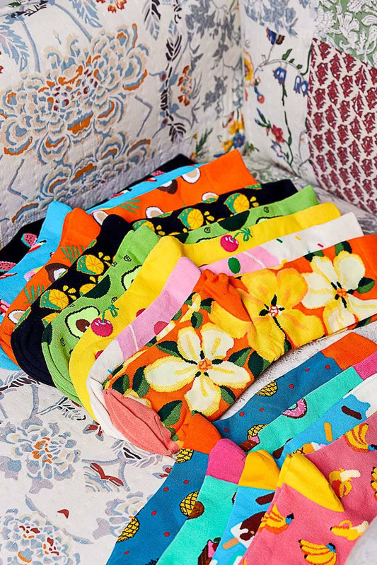 Colorful Novelty Crew Soft Socks