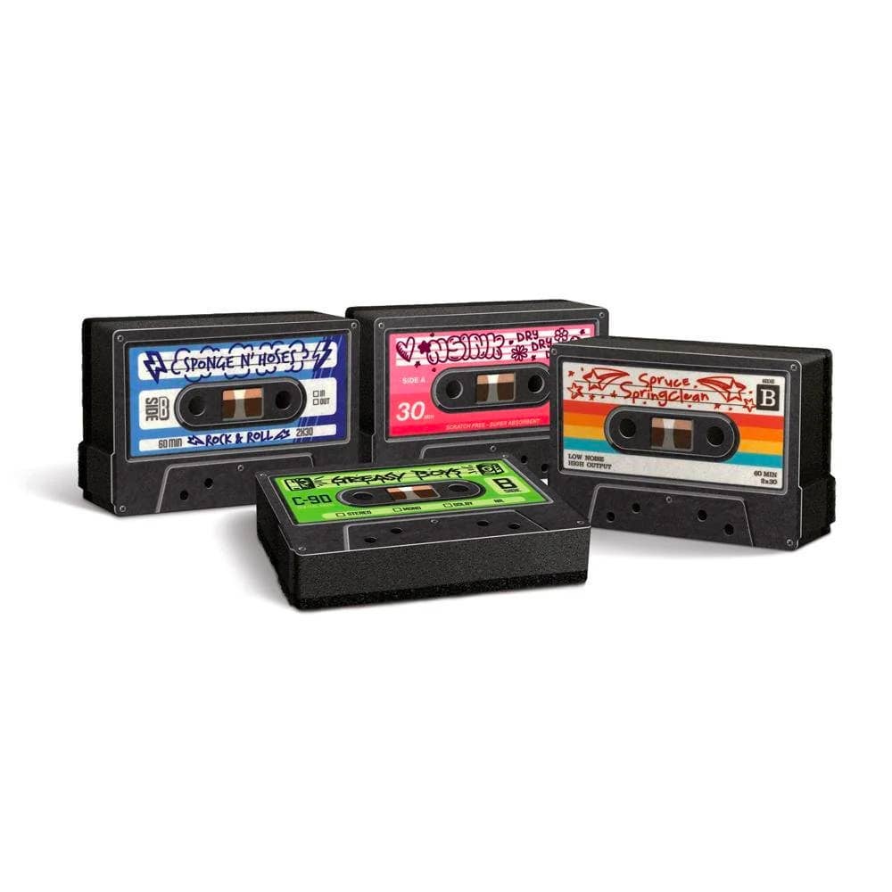 Sponge box set of 4 Mix Tapes