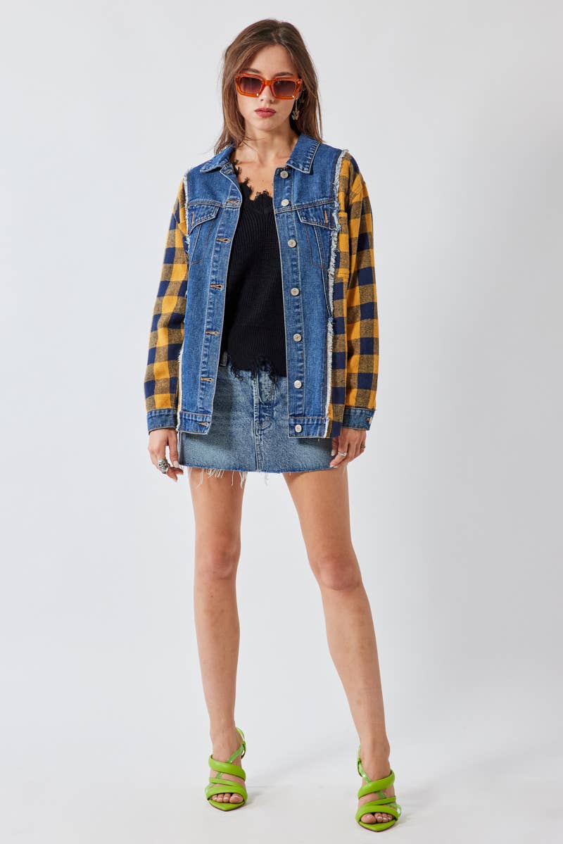 Micro Mini Denim Skirt