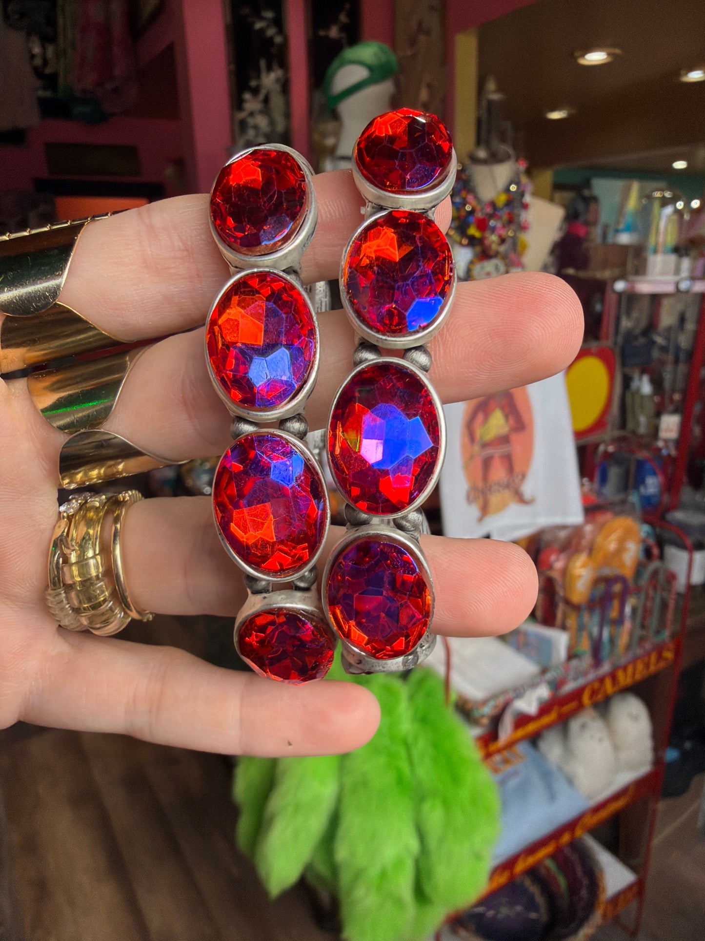 Silver Magma Star light stretch bracelet