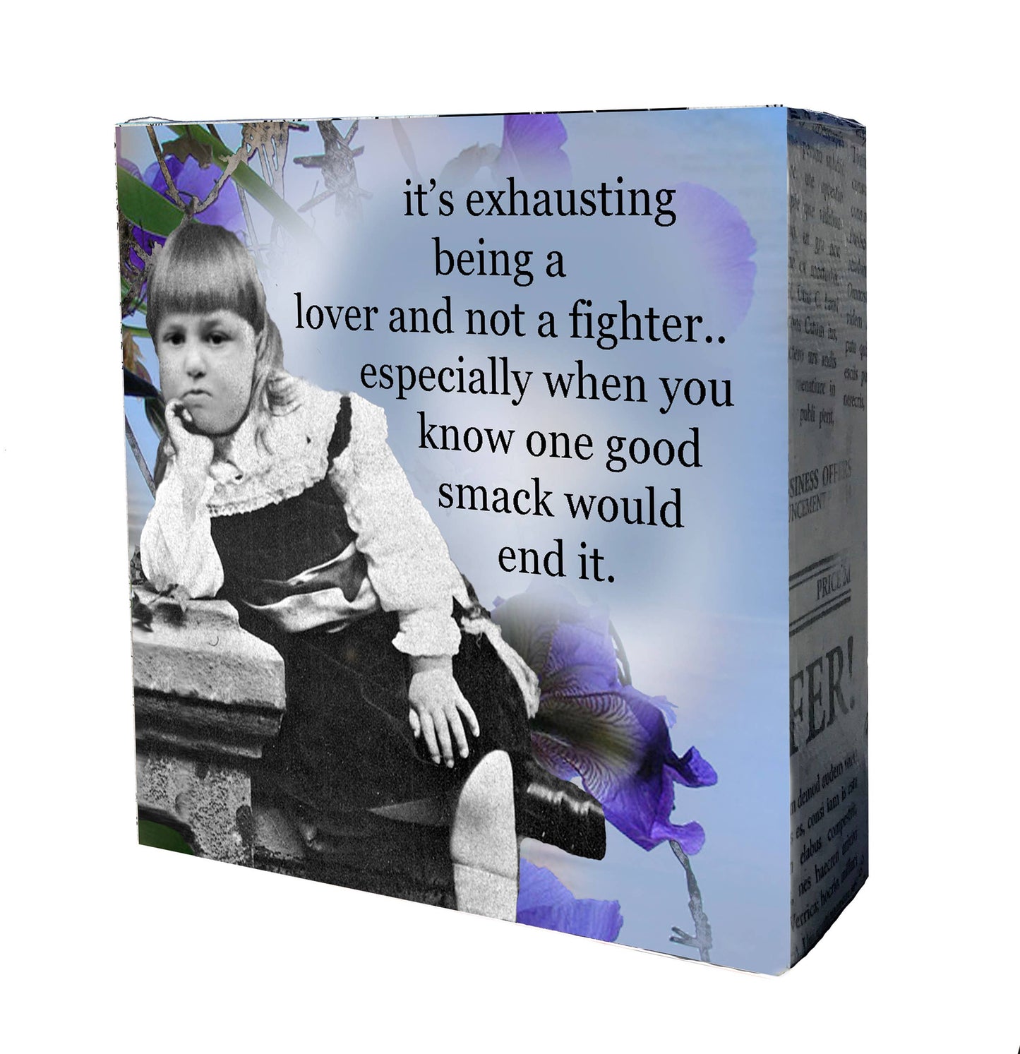 Lover Not Fighter Mini Canvas