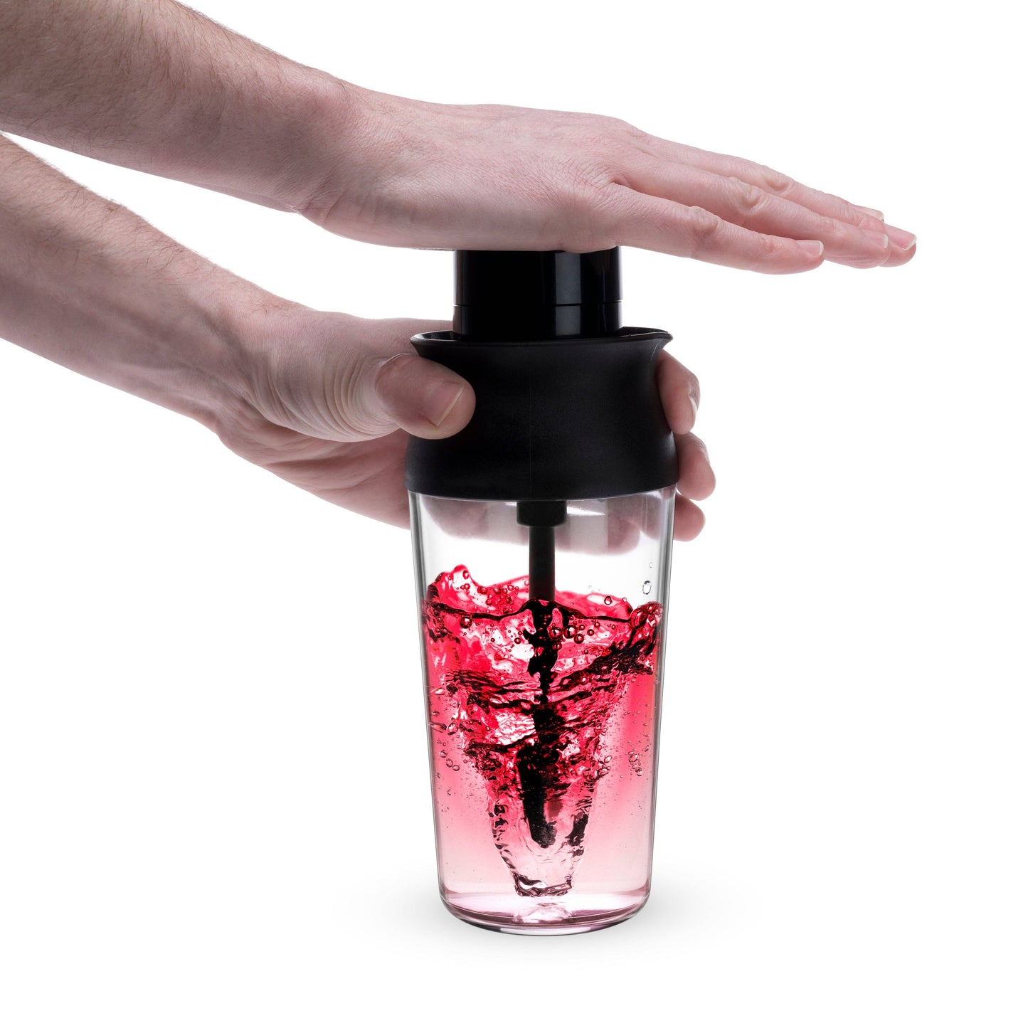 Cocktail Spinner w/ Built-in Strainer & Pour Spout