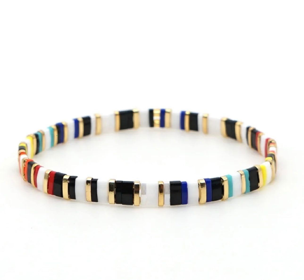 Gemstone Rainbow Bracelet