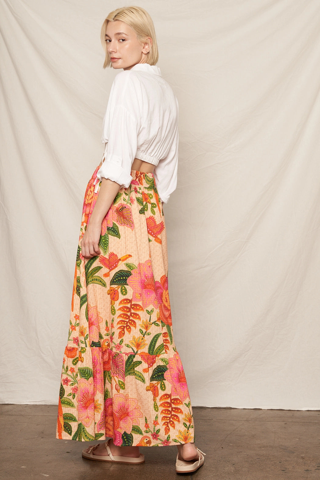 Floral Maxi Skirt