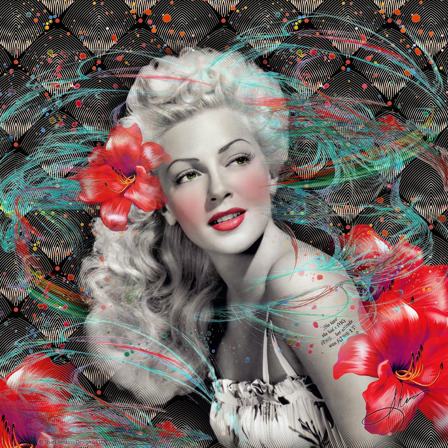 She Knew She had a big ass, her attitude was KISS IT!