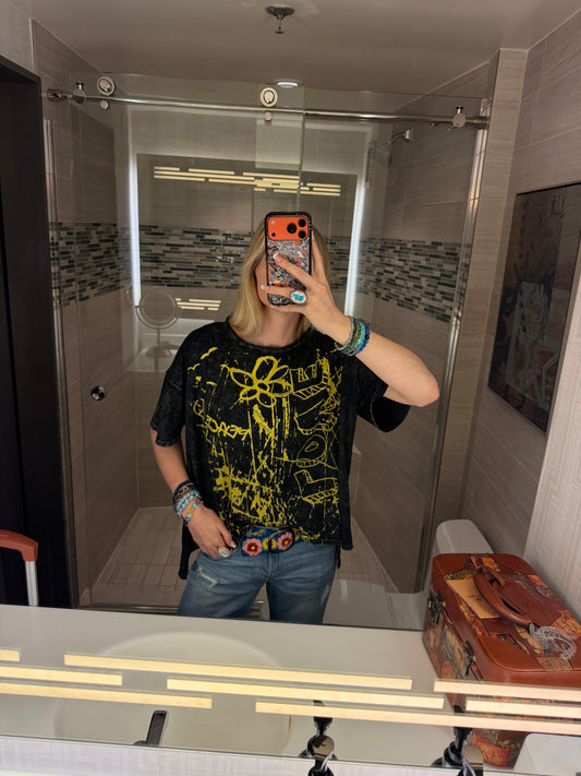 Boxy Flower Power T-Shirt