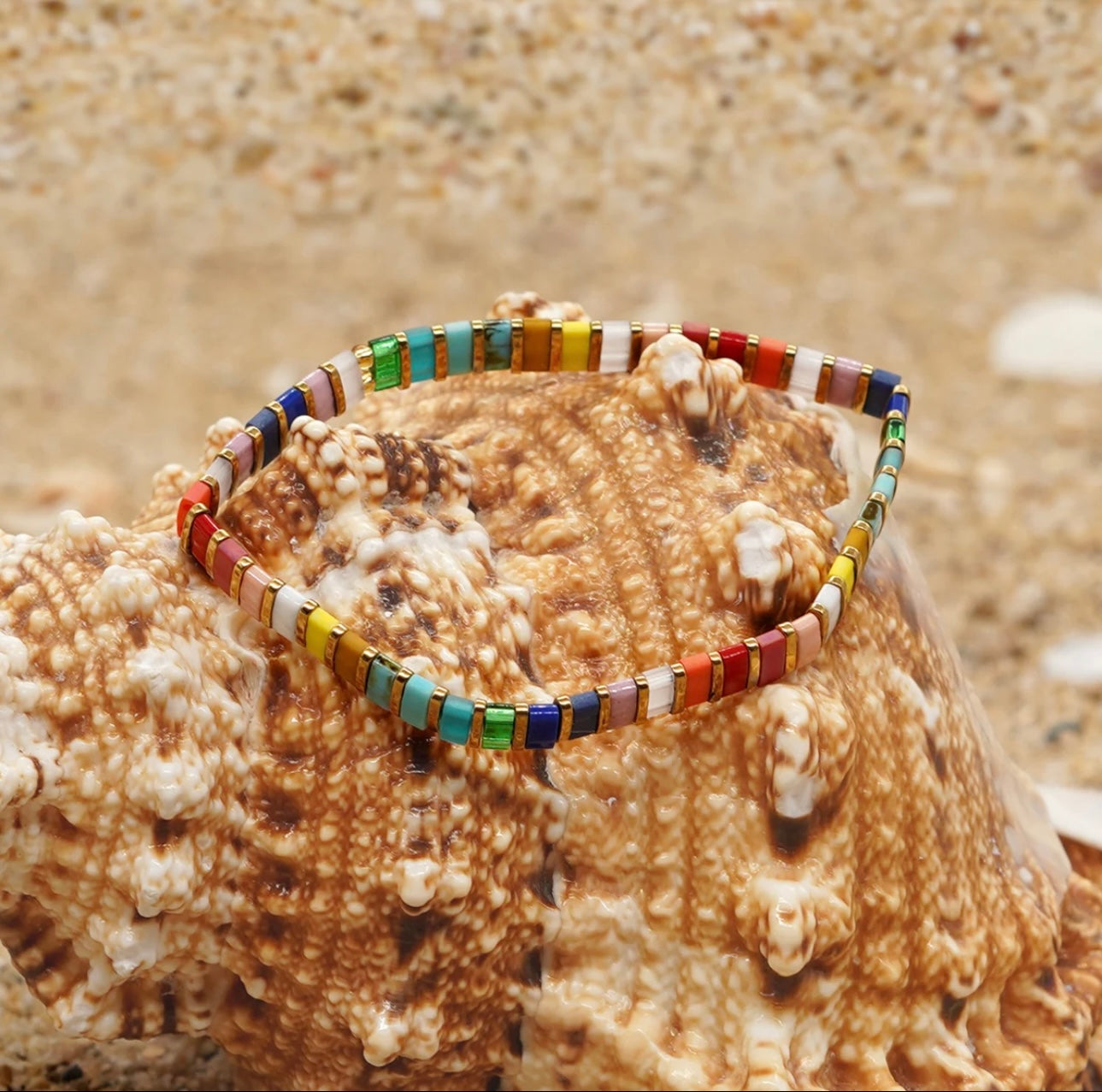 Gemstone Rainbow Bracelet