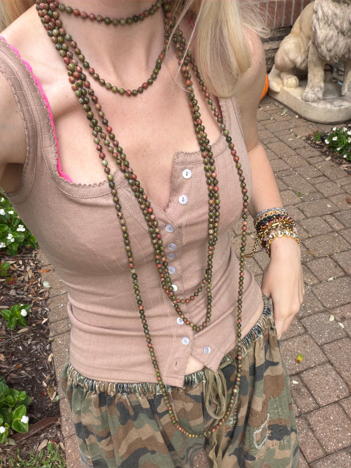 Geode Long Necklace