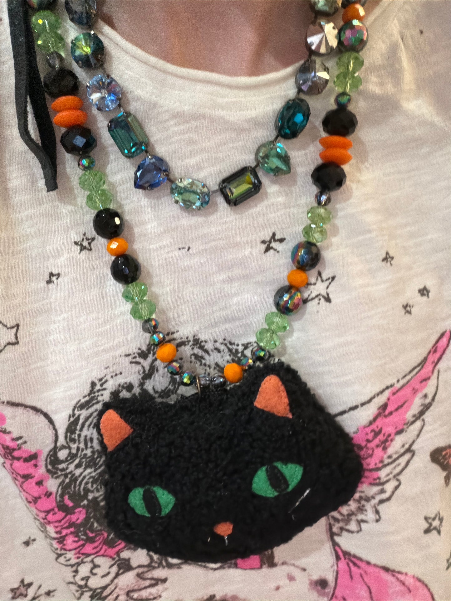 Halloween Cat Necklaces