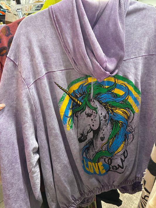 PURPLE UNICORN JACKET
