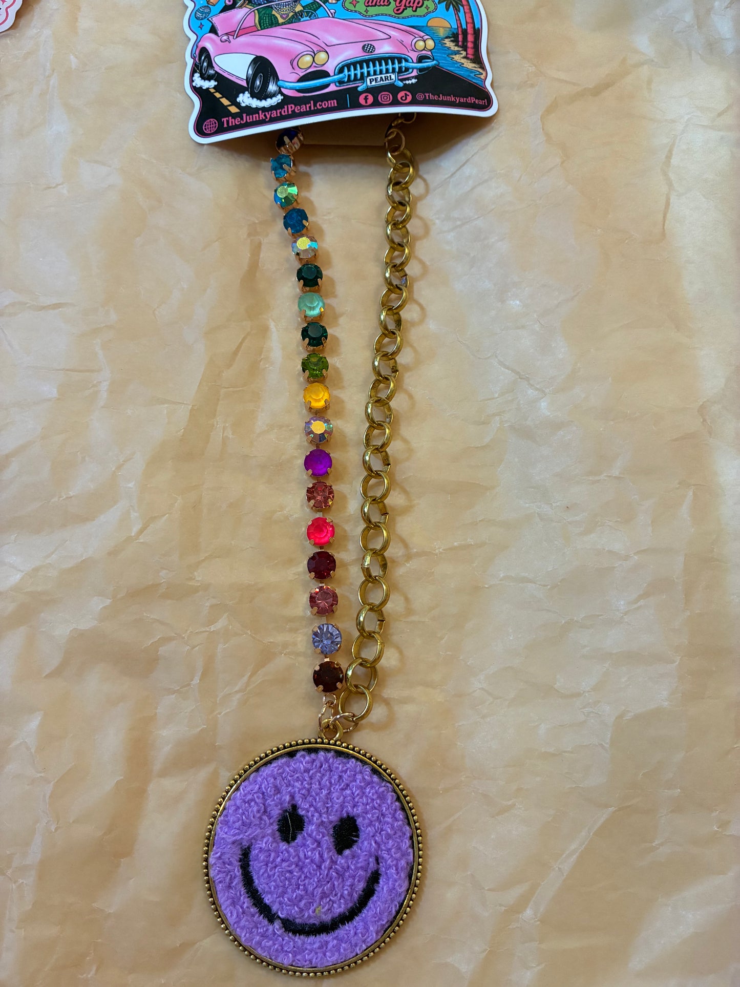 Purple Smile Necklace