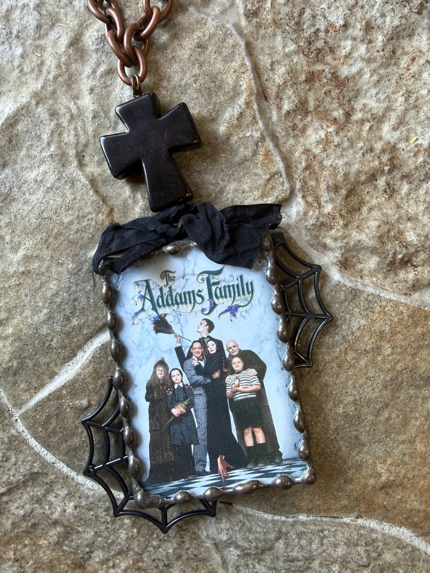 Vintage Adam’s Family Necklace