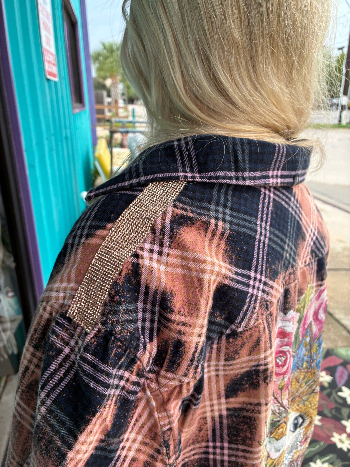 Pink and Navy Wild Darling Fairy Jacket