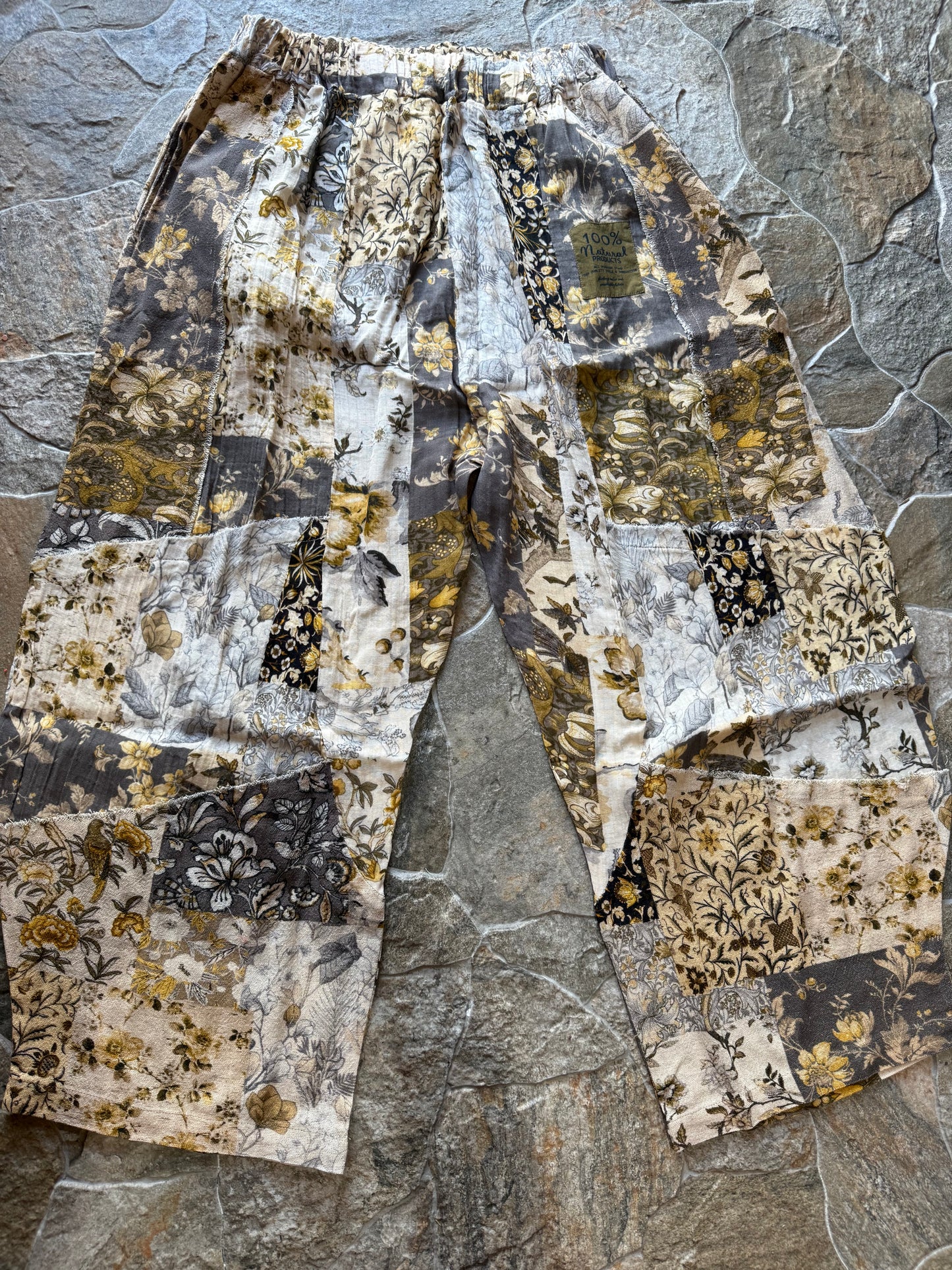 Olive Floral Harem Pant