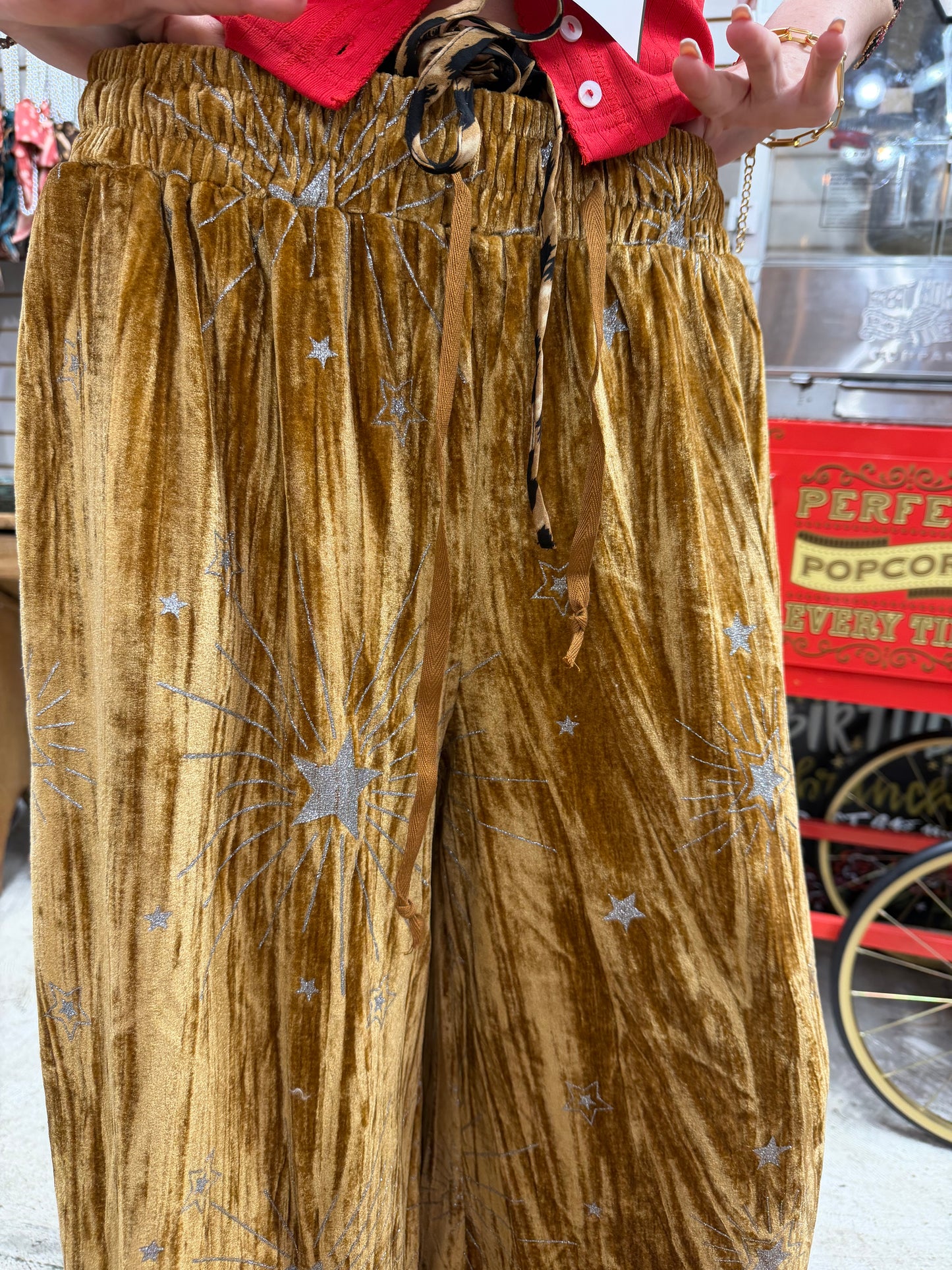 Velvet Gold Bloomers