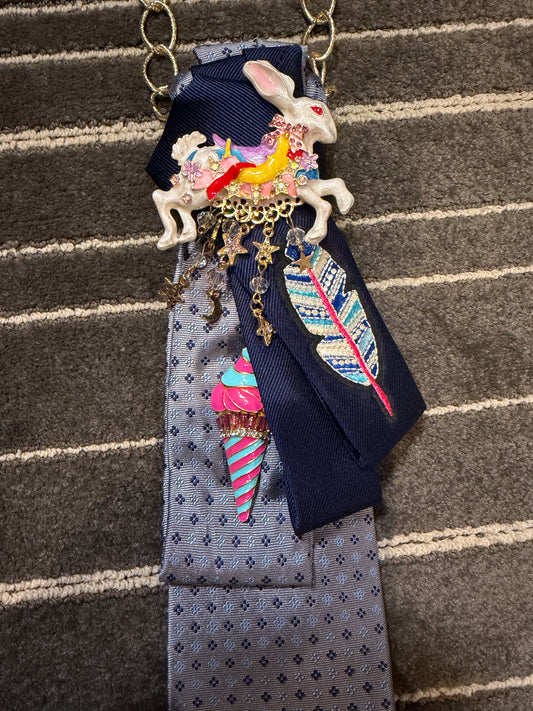 Whimsical Wonderland Tie Necklace