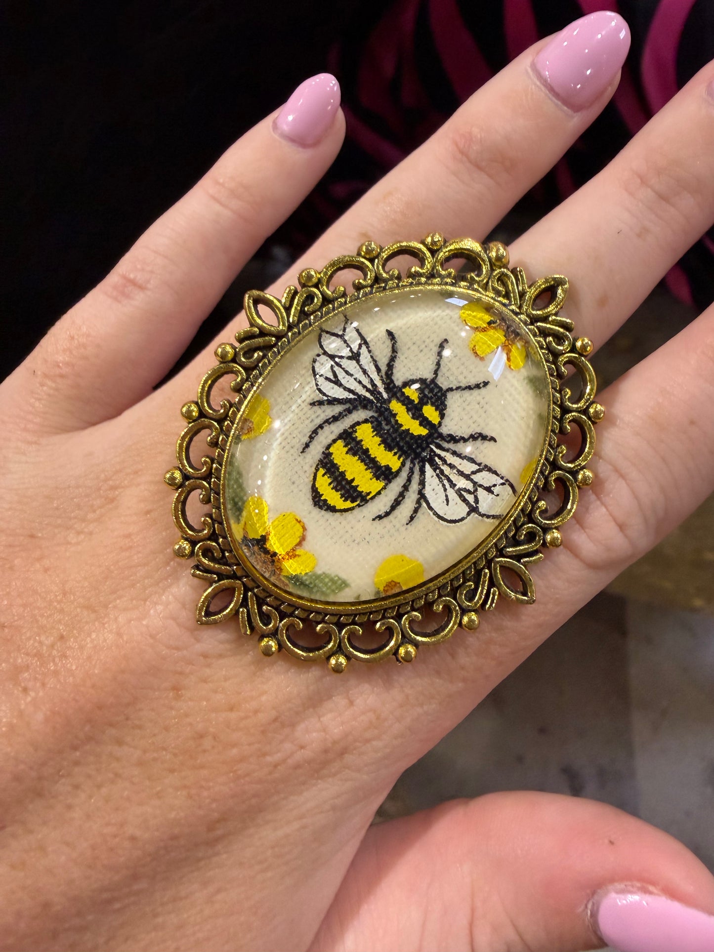 Vintage Bumblebee Ring