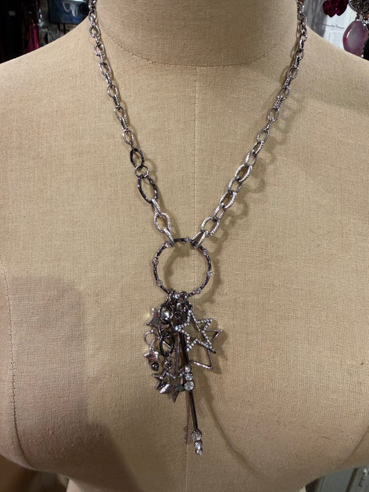 Silver Star Charm Necklace