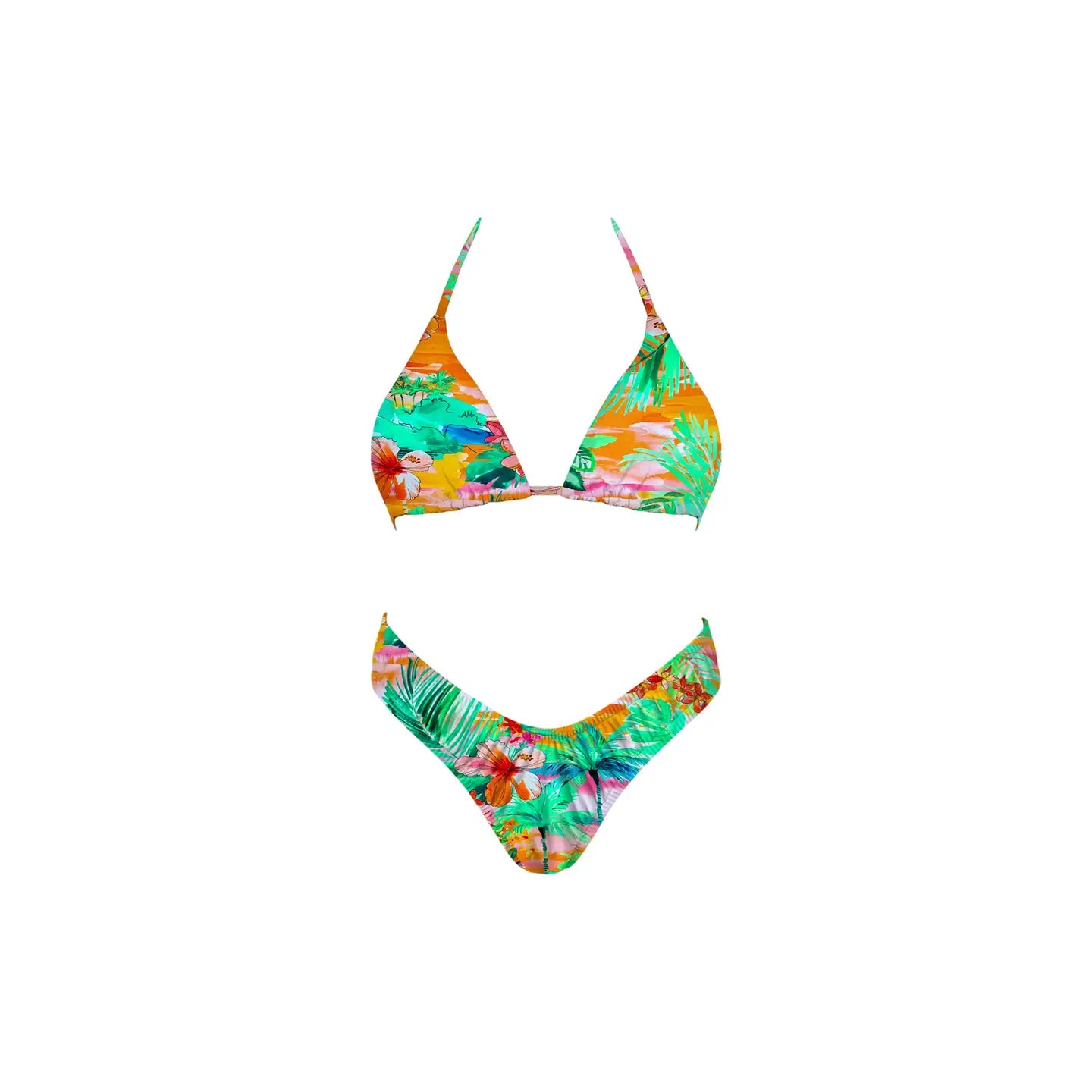 90s Palm Tropics Bikini Set
