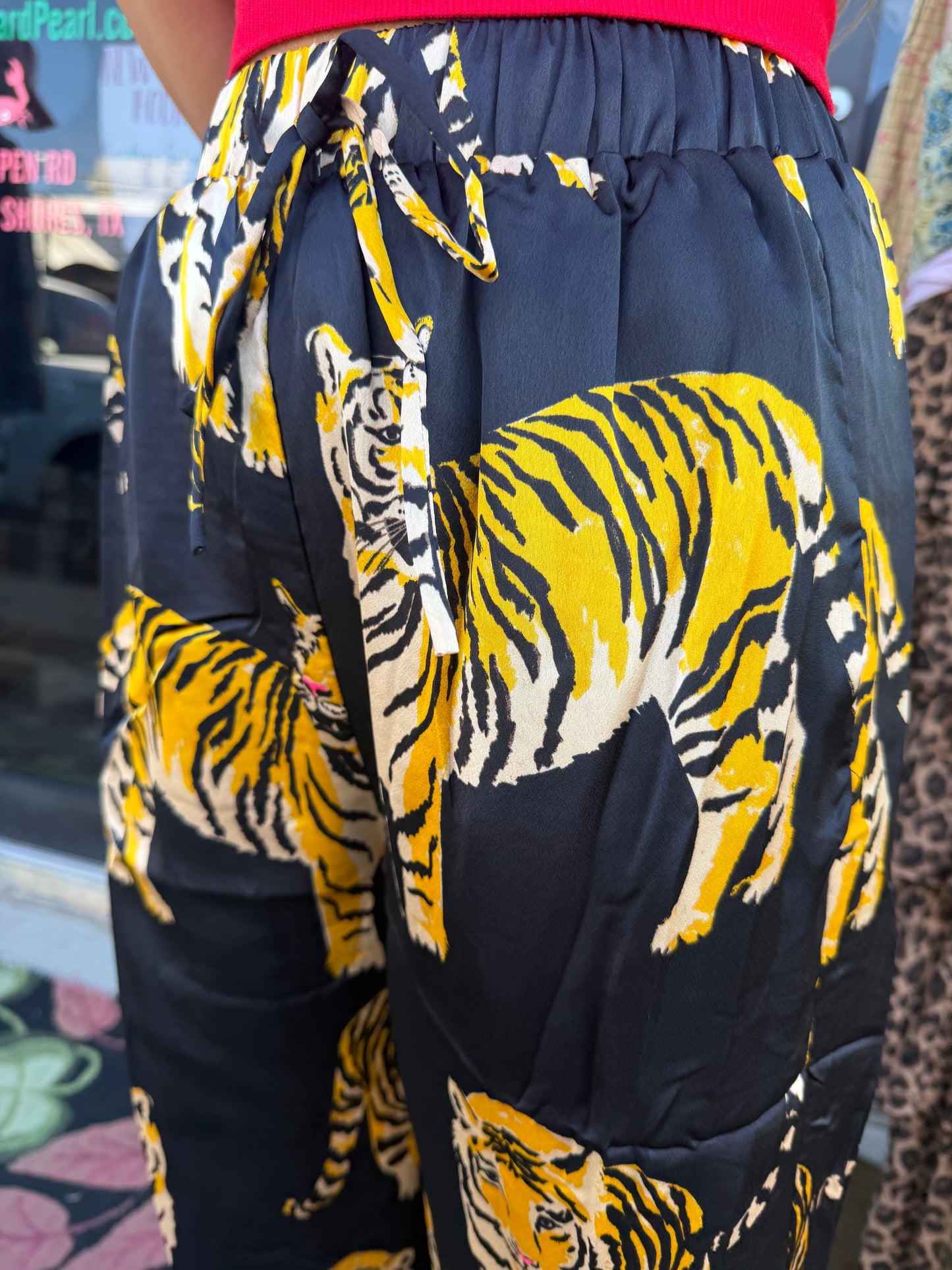 Tiger Wide Leg Pants Bengal
